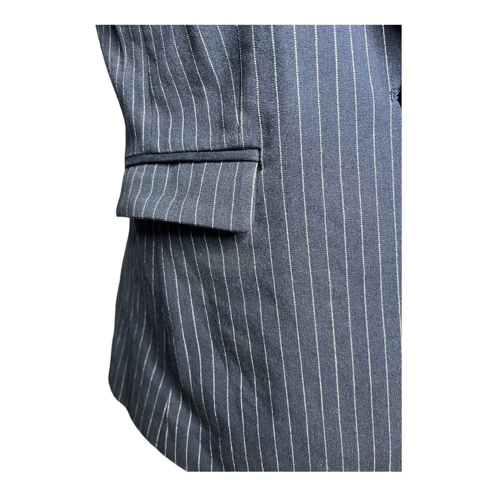 Banana Republic Pinstripe Blazer Jacket - Womens Size 8 - Picture 5 of 12